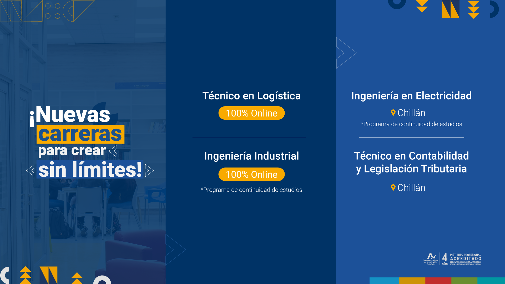 Carreras nuevas